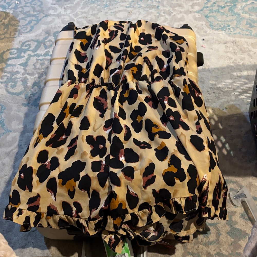Leopard Print Women's romper
